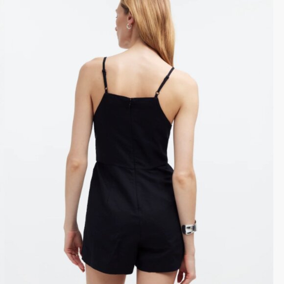 Madewell Tie-Waist Romper – Size 8 – Good Condition - Picture 3 of 6